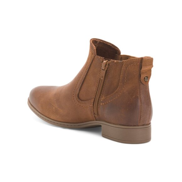 COBB HILL ROCKPORT Brown Leather Crosbie Panel Comfort Boots - Picture 2 of 2